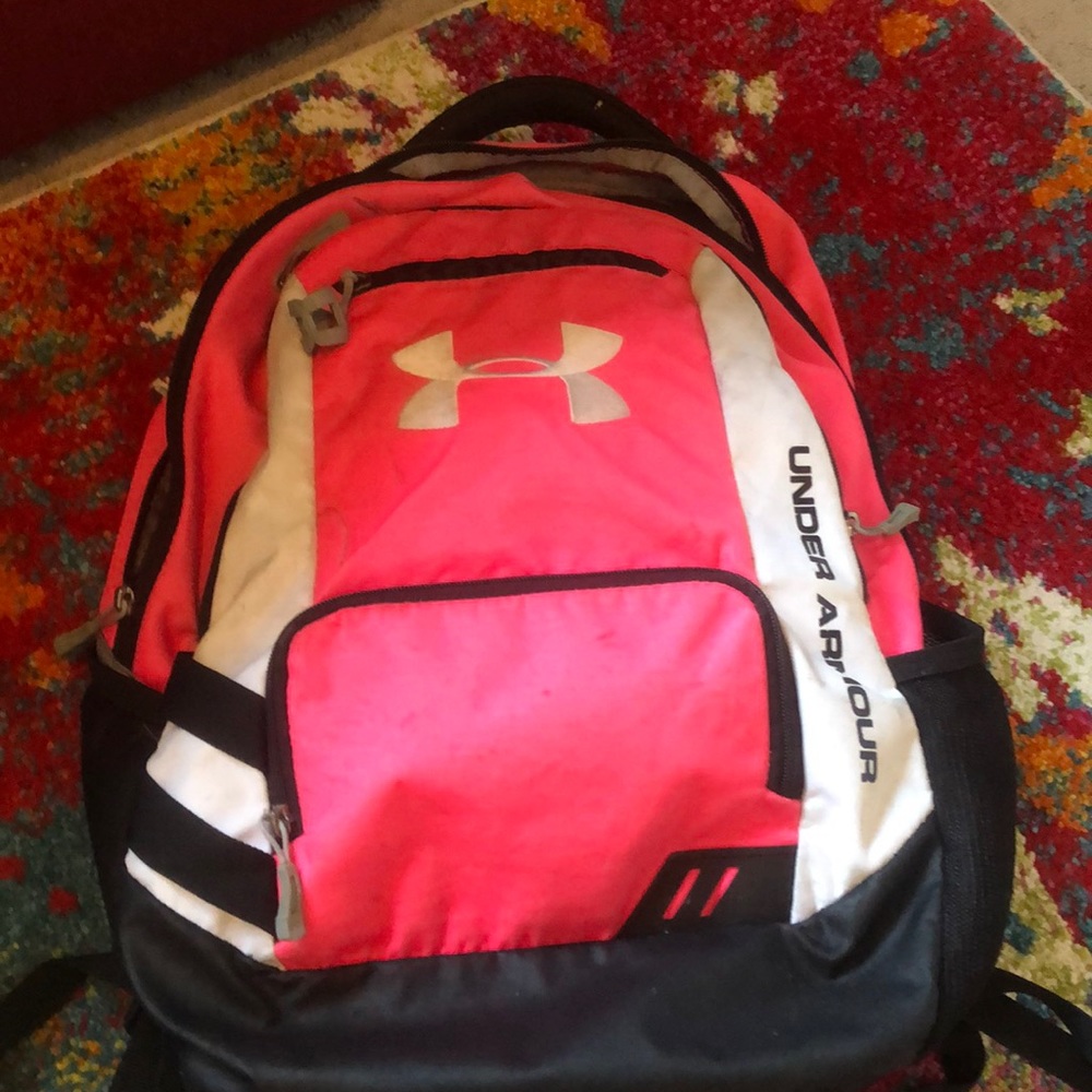 Hot Pink under armour back pack